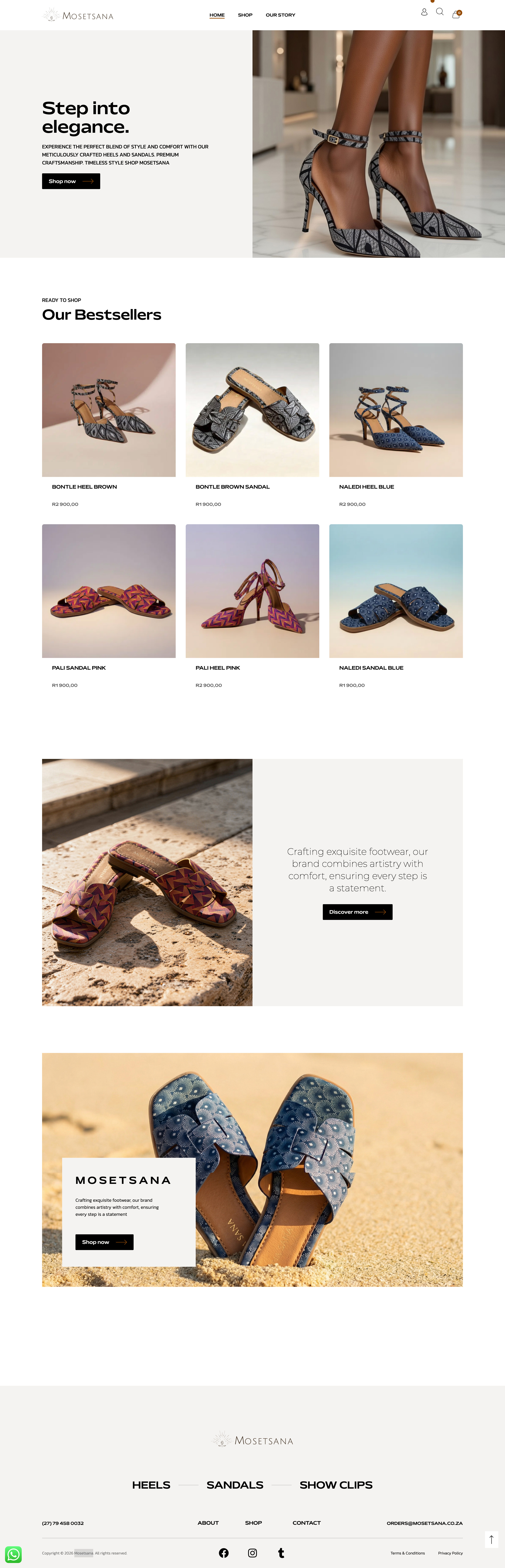 Dsignr Digital | Ecommerce solutions for Premium footwear & Logo design Mosetsana